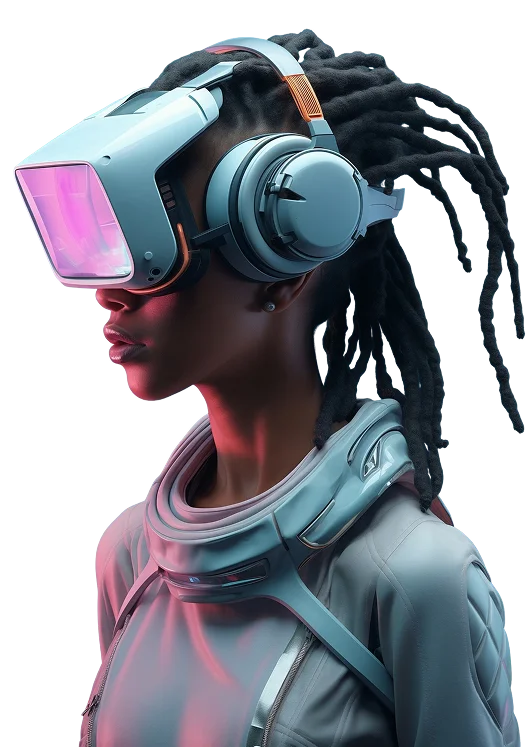 Person with VR headset